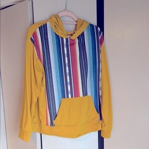 Colorful Striped Hoodie Cinco De Mayo!